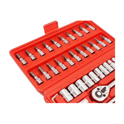 Juego Caja-set Dados Con Chicharra 1/4 46 Pcs