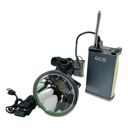 Foco Led Caza 1800 Watts Largo Alcance Gcs Figoimport Azul