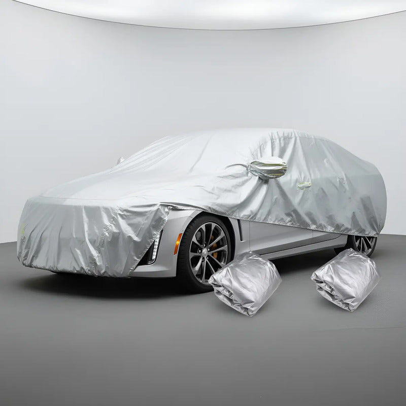 Carpa Funda Cubre Auto Premium Impermeable Gris L