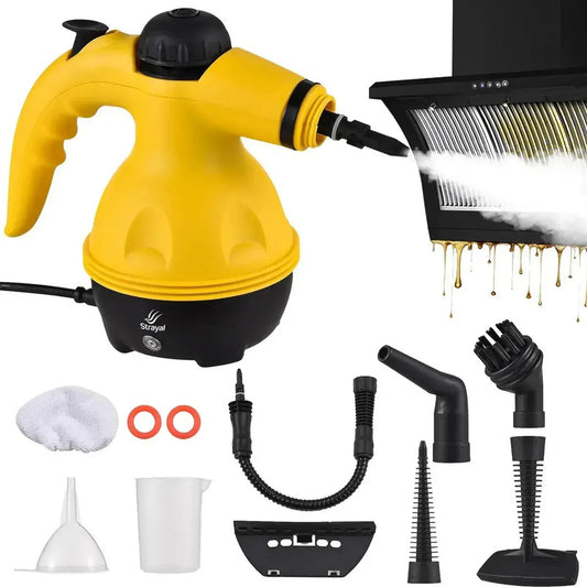 Limpiadora A Vapor Alta Presion Para Casa Y Auto 10 Acc Figo Amarillo