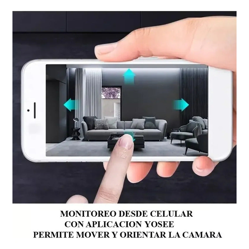 Camara Seguridad Wifi Ip360 Infrarrojo X2 3 Antena 1080p Blanco