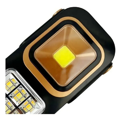 X2 Lampara De Emergencias Solar Recargable Luz Focos 48 Led Blanco