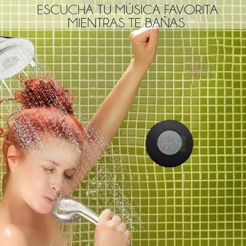 Parlante Manos Libre Pack X2 Para Ducha Impermeable Colores