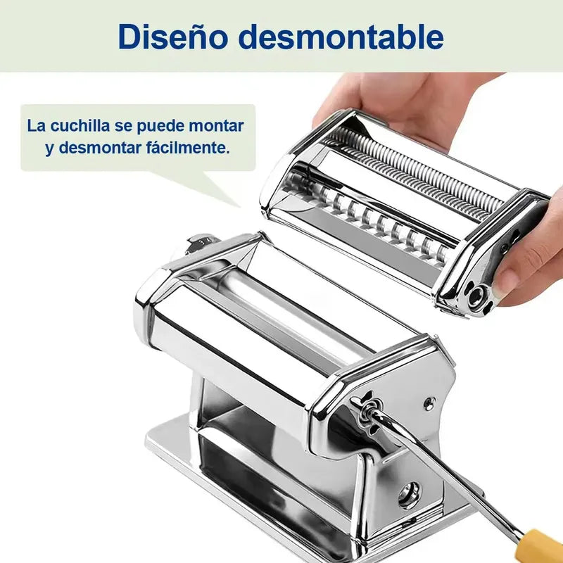 Maquina Para Hacer Pastas Caseras Fideos Acero Color Gris