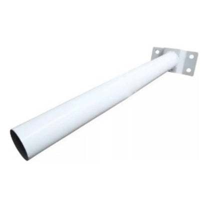 X2 Soporte 50cm Para Focos Led Solares Exteriores Resistente Blanco
