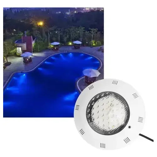 Lámpara Led Sumergible Rgb De 24w Con Control Remoto Para Piscina