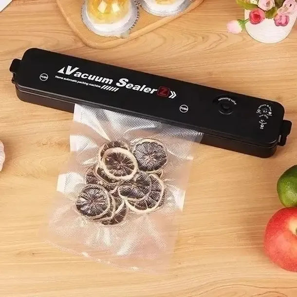 Maquina Selladora Al Vacío Con Bolsas Para Alimentos Color Transparente