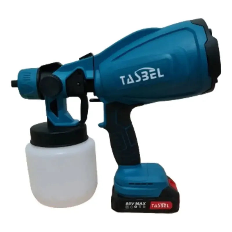 Pistola De Pulverización De Pintura Inalámbrica 68v 800ml Azul