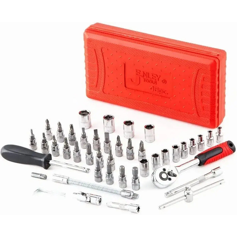 Juego Caja-set Dados Con Chicharra 1/4 46 Pcs