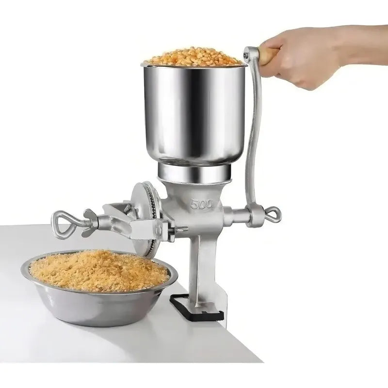 Molino Moledor Manual Metálico Choclo Maiz Cafe Cereal Arroz Metal