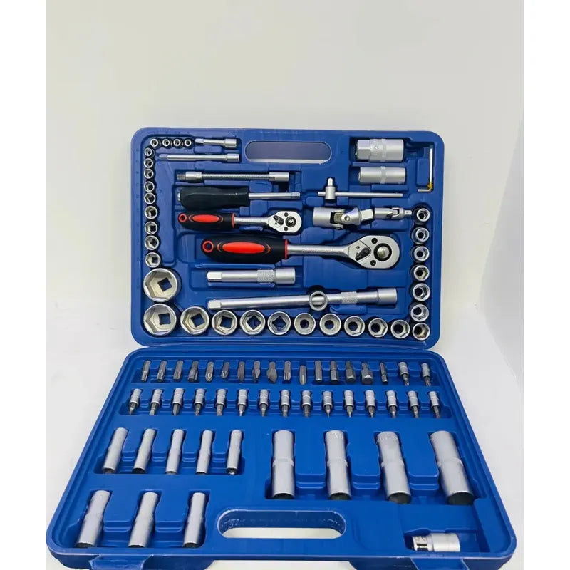Caja De Herramientas 94 Piezas Set De Dados N/a