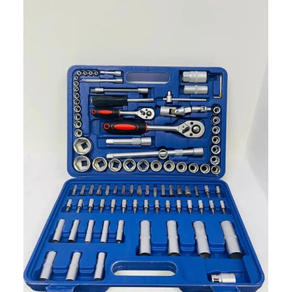 Caja De Herramientas 94 Piezas Set De Dados N/a