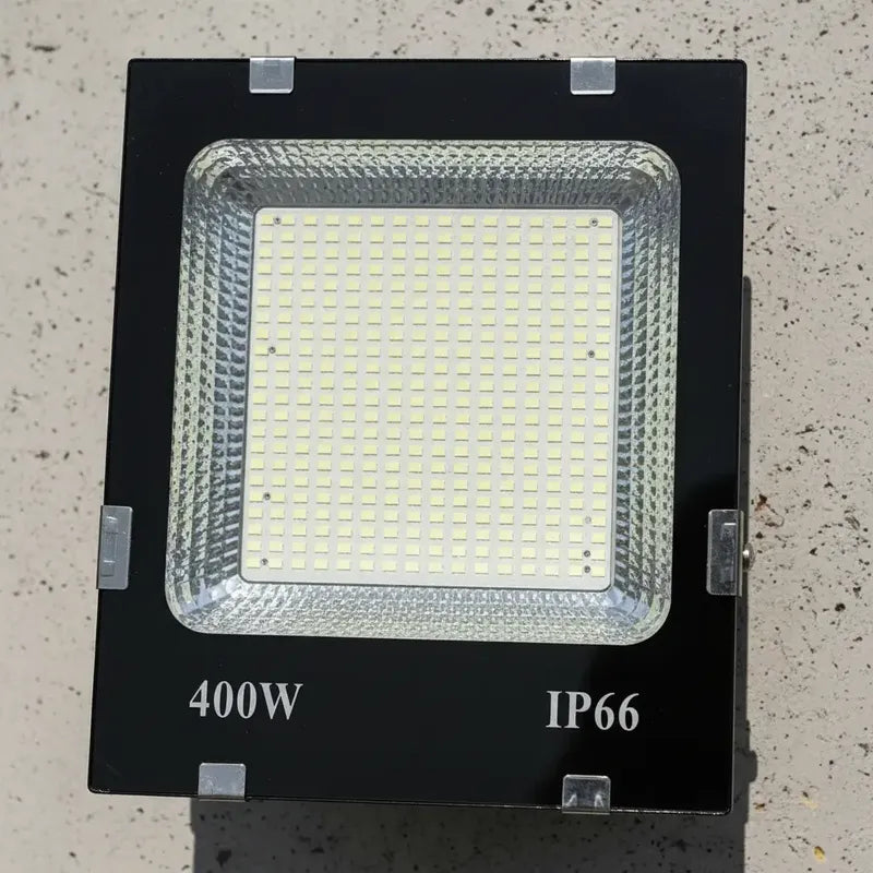 Foco Reflector Proyector Electrico Led400w Impermeable 6500k Negro