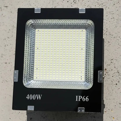 Foco Reflector Proyector Electrico Led400w Impermeable 6500k Negro