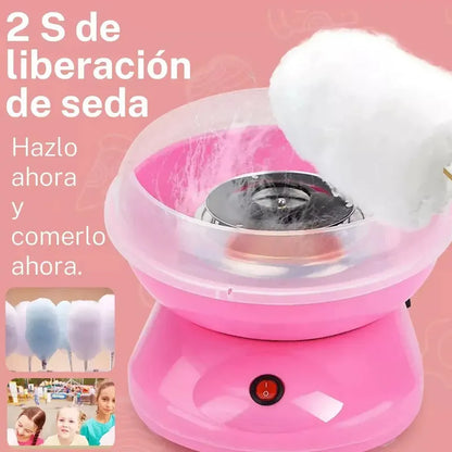 Máquina Algodón De Azúcar Eléctrico Caramelo 500w Color Rosa
