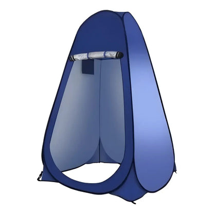 Carpa Autoarmable Tesco Para Una Persona Con Vestidor Y Baño Azul