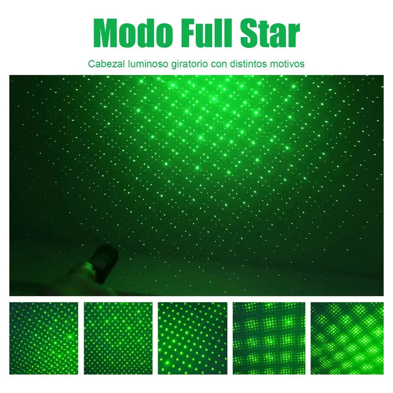 Puntero Laser Verde Astronómico Batería 10.000 Mw + Llave