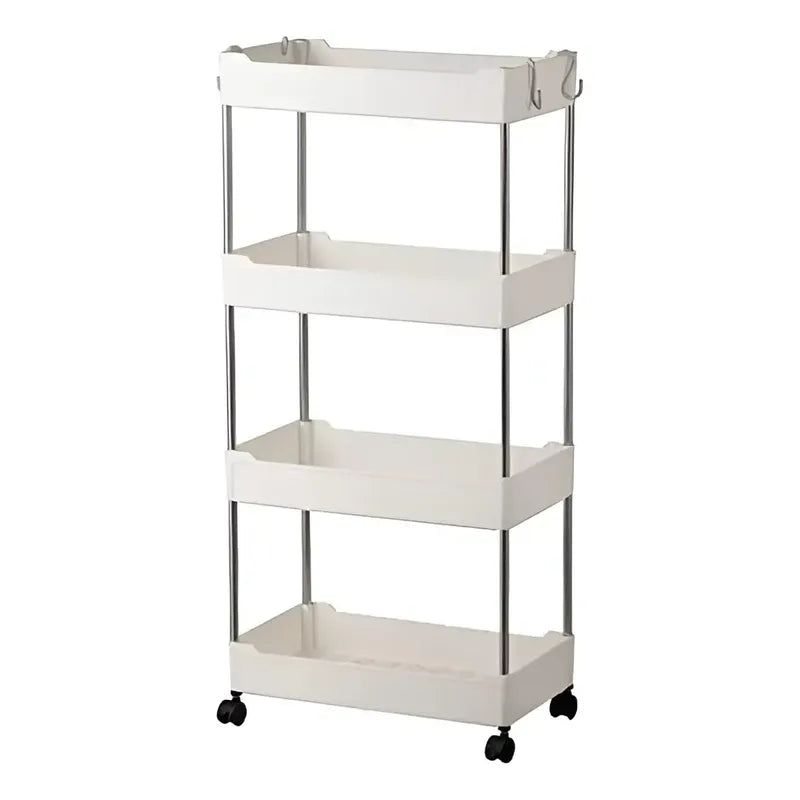 Organizador Baño Carro Cocina Organizador Cocina 4 Niveles Blanco