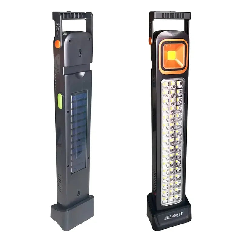 X2 Lampara De Emergencias Solar Recargable Luz Focos 48 Led Blanco