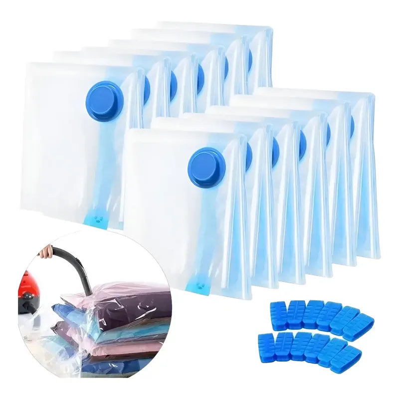 Bolsas Al Vacio Comprimir Ropa Ahorra Espacio Pack 12 70x110