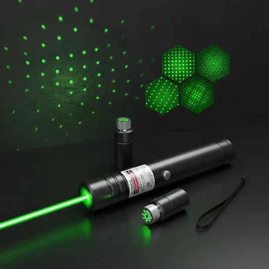 Puntero Laser Verde Astronómico Batería 10.000 Mw + Llave
