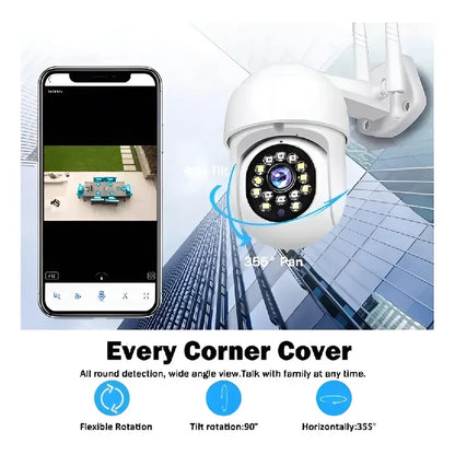 Cámara Ip Infrarrojo Impermeable Wifi Hd Yi Iot Blanco