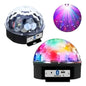 Bola Led Luz Audioritmica Figo Import Efectos Media Esfera Parlante Usb Bola Magica Luces Disco Fiesta, Reuniones Figo