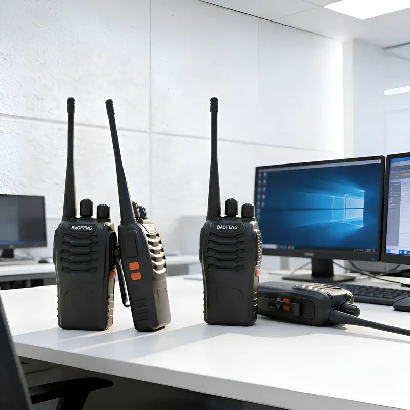 Radio Transmisor Baofeng Walkie Talkie Bf-888s X4 Negro