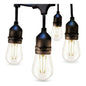 Guirnalda Luces Led 10 Metros Unible Exterior +10 Ampolletas Maxwell Guijarset01 Cálido Calidas
