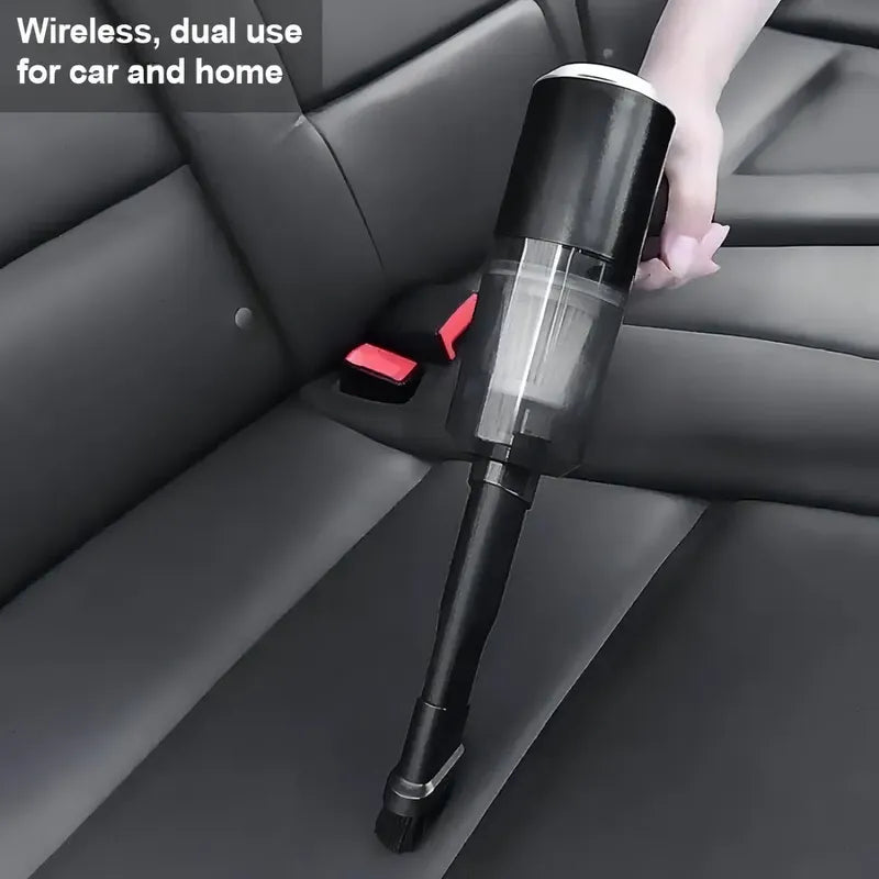 Aspiradora Inalámbrica Portátil Mo1812 2 En 1 Para Auto Y Hogar 120w Negro