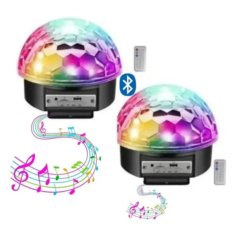 Pack 2 Magic Disco Rítmica Luces De Fiesta