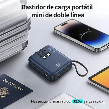 Powerbank Vidvie 20000mah 45w Carga Rapida Carga Inteligente Negro