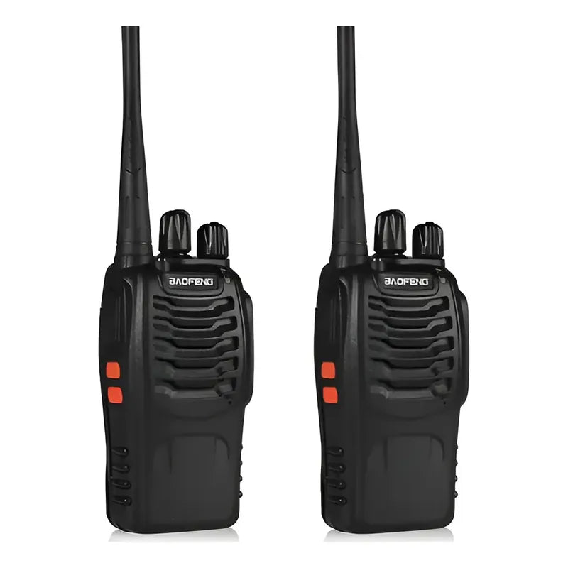 Walkie Talkie Baofeng 888-s Kit 2 Radios 16 Canales Negro