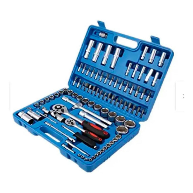 Caja De Herramientas 94 Piezas Set De Dados N/a