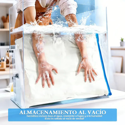 Bolsas Al Vacio Comprimir Ropa Ahorra Espacio 80x130 Pack 6
