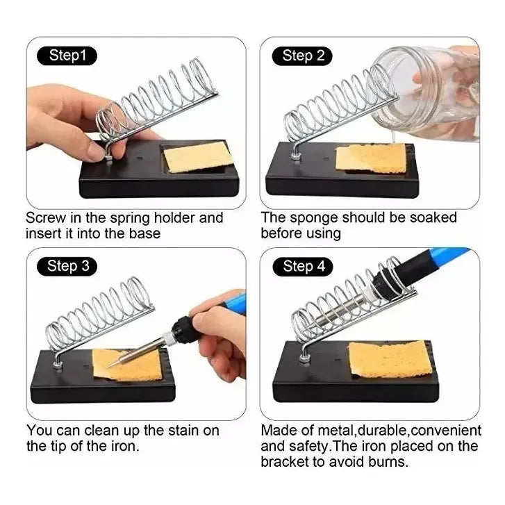Kit De Electronica Para Soldar - 9 Piezas Con Tester