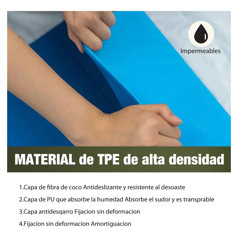 Colchoneta Mat Yoga Manta Deporte Ejercicio Pack X2 Variado