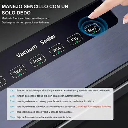 Selladora Al Vacio De Alimentos Para Almacenamiento 220v