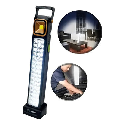 Lampara De Emergencias Solar Recargable Luz Focos 48 Led Usb Adkar Shop Blanco