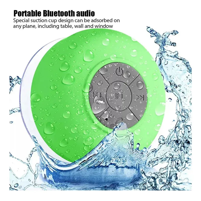 Parlante Manos Libre Pack X2 Para Ducha Impermeable Colores