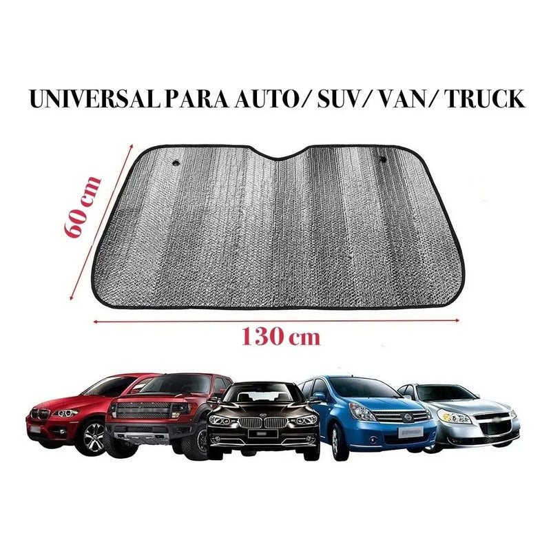 Tapa Sol Parasol Protector Solar Auto Camionetas Resistente