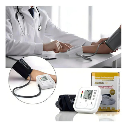 Tensiómetro Digital De Brazo Pulsovital Rgv-001 Para 2 Usuarios Y 99 Memorias Blanco