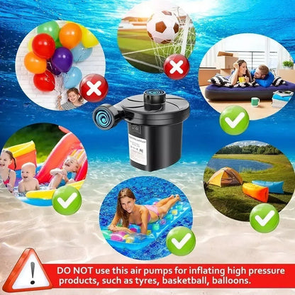 Bomba Inflador Para Colchon Piscina Inflable Aire Eléctrico