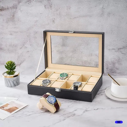 Caja Para Guardar Organizar Relojes De 12und