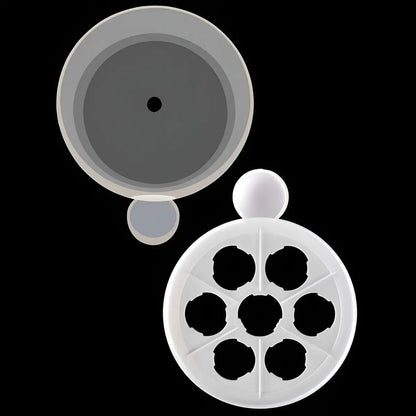 Máquina Cocedor De Huevos Eléctrico A Vapor Raf Blanco 350w 50