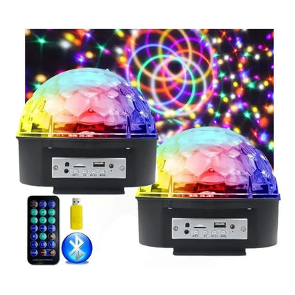 Pack 2 Magic Disco Rítmica Luces De Fiesta