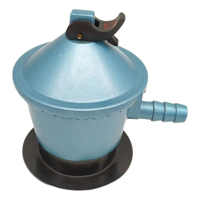 Regulador De Gas 29mbar Valvula De Gas Regulador Gas Fogon Turquesa 15 Kg