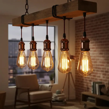 Ampolleta Pack X5 Retro Led Vintage Luz Calida 4w Amarillo