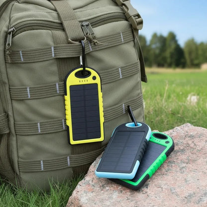 Cargador Solar Genérico Para Móviles Portátil Usb Variado