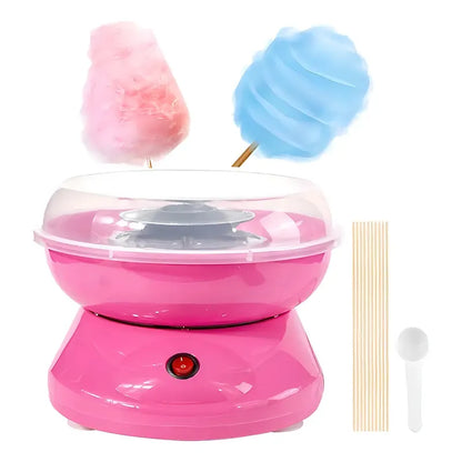 Máquina De Algodón De Azúcar Angelreally Mini Rosa 500w Bowl 30cm